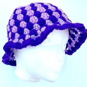Handmade crochet bucket hat 👒